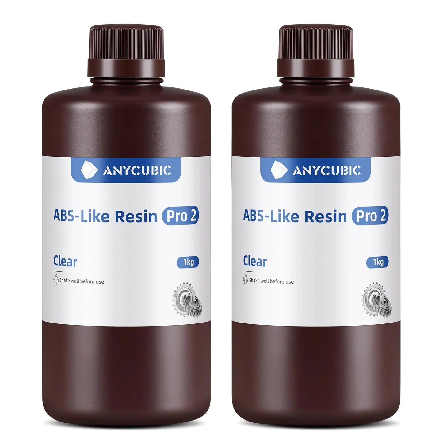 ANYCUBIC ABS-Like Resin Pro 2, Upgraded 8K 3D Printer Resin with Enhanced Strength and Toughness, High Precision, Low Odor, Wide Compatibility for All LCD Resin 3D Printers (Grey, 1kg) - i3dyou