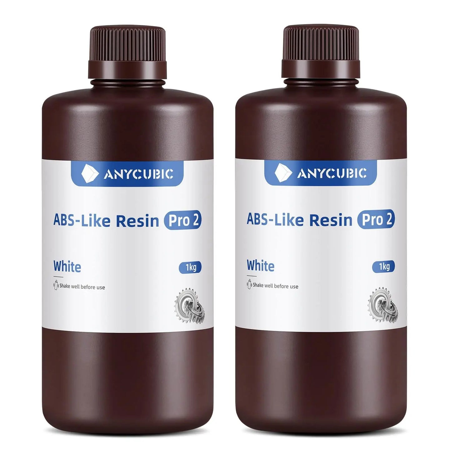 ANYCUBIC ABS-Like Resin Pro 2, Upgraded 8K 3D Printer Resin with Enhanced Strength and Toughness, High Precision, Low Odor, Wide Compatibility for All LCD Resin 3D Printers (Grey, 1kg) - i3dyou