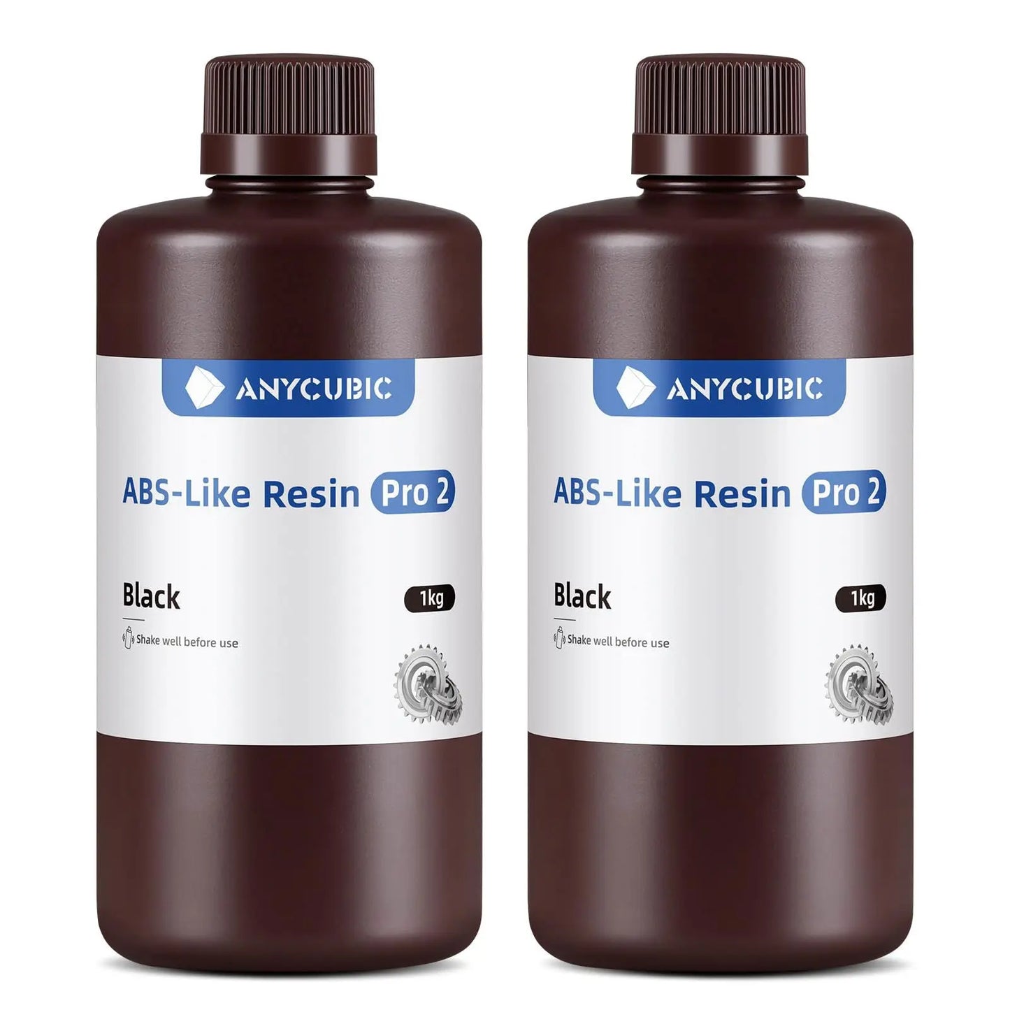 ANYCUBIC ABS-Like Resin Pro 2, Upgraded 8K 3D Printer Resin with Enhanced Strength and Toughness, High Precision, Low Odor, Wide Compatibility for All LCD Resin 3D Printers (Grey, 1kg) - i3dyou