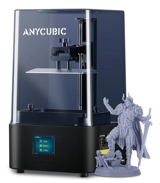 ANYCUBIC Resin 3D Printer, Photon Mono 2 3D Printer with 6.6" Monochrome LCD Screen Fast Printing, Upgraded LighTurbo Matrix, 6.49'' x 5.62'' x 3.5'' (HWD) 3D Printing Size - i3dyou
