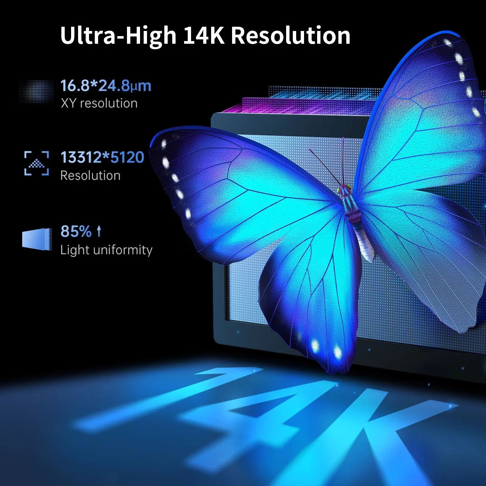 ANYCUBIC Resin 3D Printer, Photon Mono 2 3D Printer with 6.6" Monochrome LCD Screen Fast Printing, Upgraded LighTurbo Matrix, 6.49'' x 5.62'' x 3.5'' (HWD) 3D Printing Size - i3dyou