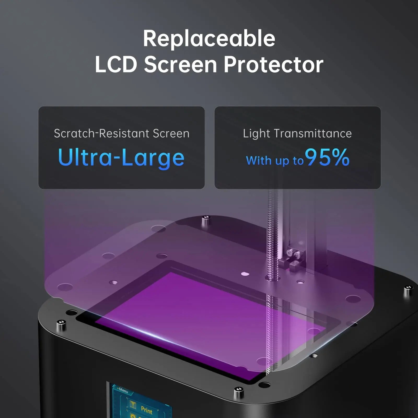 ANYCUBIC Resin 3D Printer, Photon Mono 2 3D Printer with 6.6" Monochrome LCD Screen Fast Printing, Upgraded LighTurbo Matrix, 6.49'' x 5.62'' x 3.5'' (HWD) 3D Printing Size - i3dyou