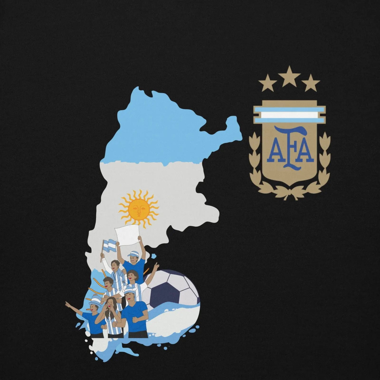 Argentina National Soccer Team lover Fans Hoodie - i3dyou
