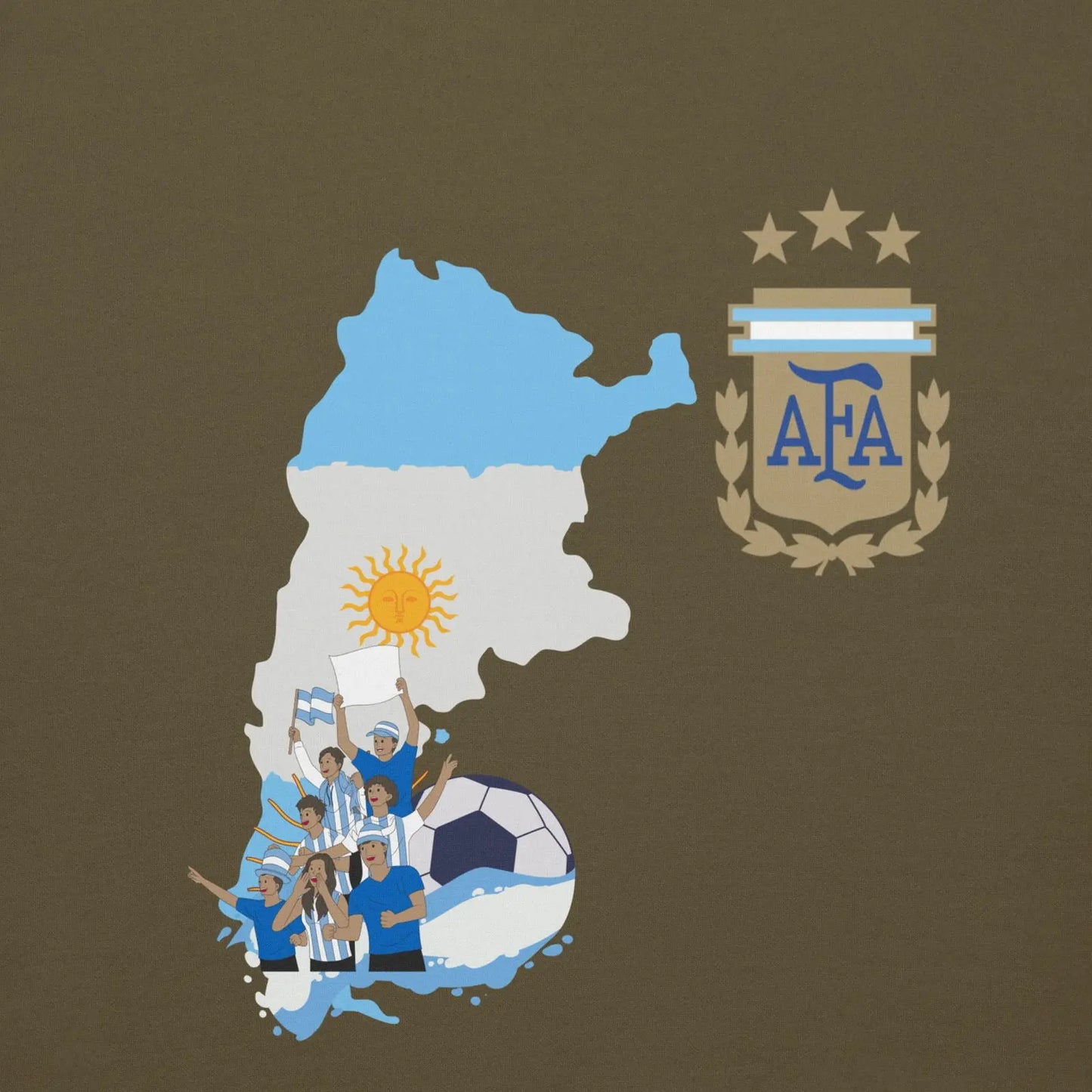 Argentina National Soccer Team lover Fans Hoodie - i3dyou