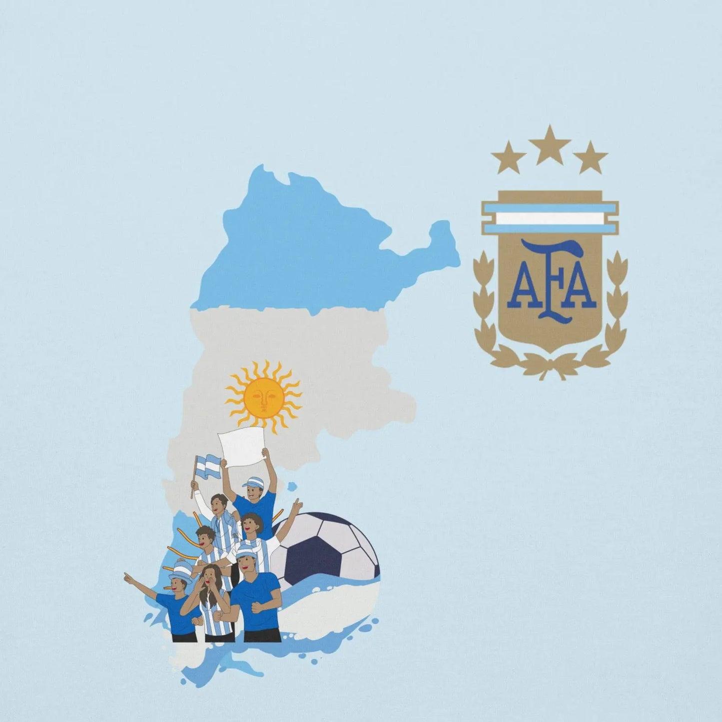 Argentina National Soccer Team lover Fans Hoodie - i3dyou