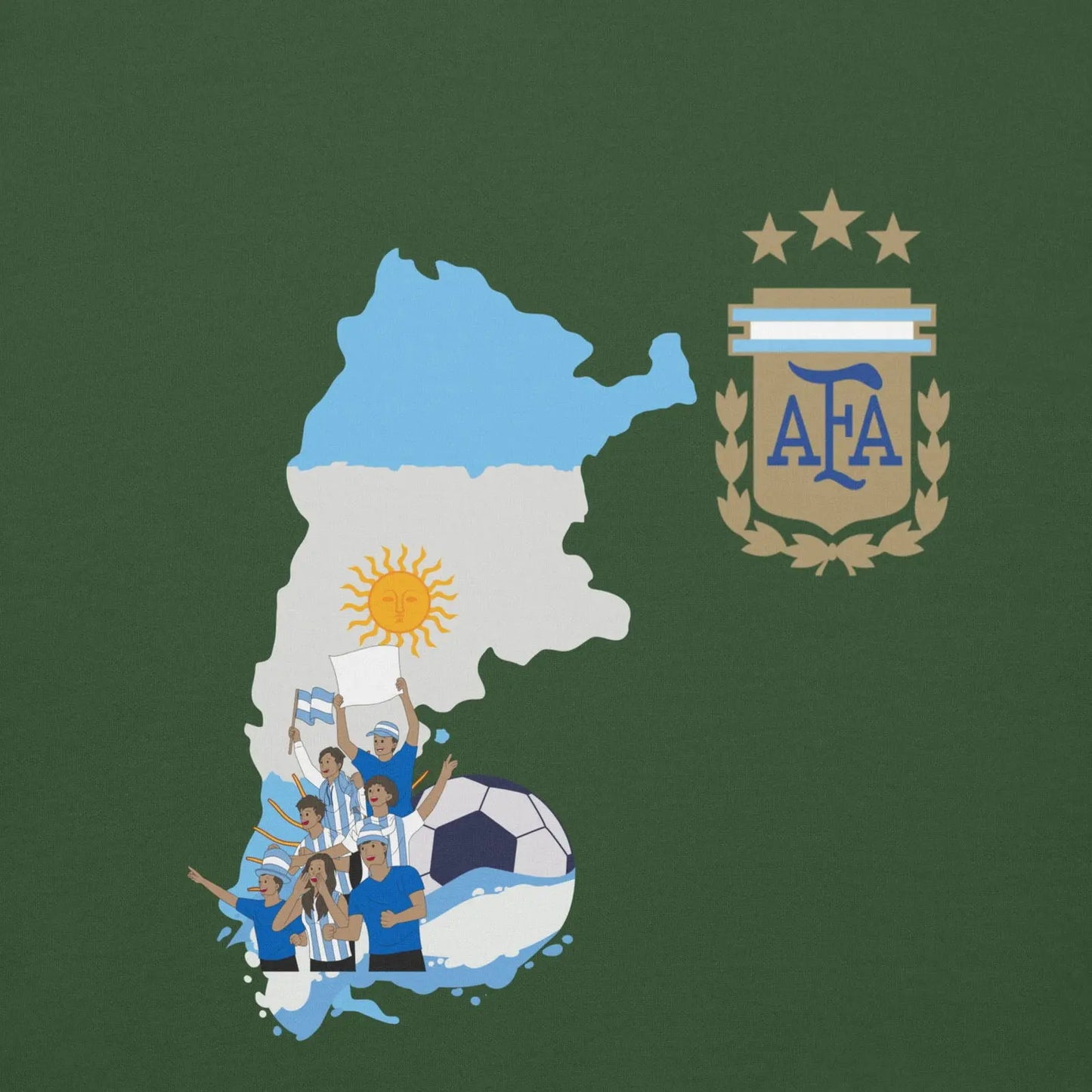 Argentina National Soccer Team lover Fans Hoodie - i3dyou