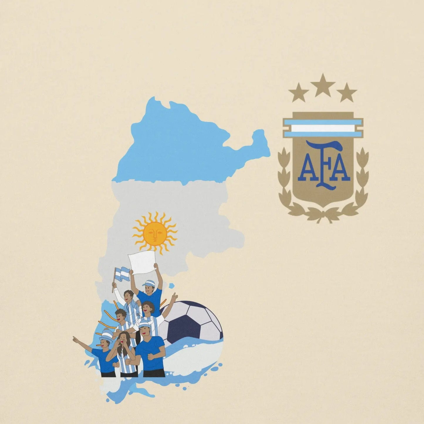 Argentina National Soccer Team lover Fans Hoodie - i3dyou