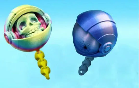 Astronaut Skeleton keychain ready to 3d print file i3dyou