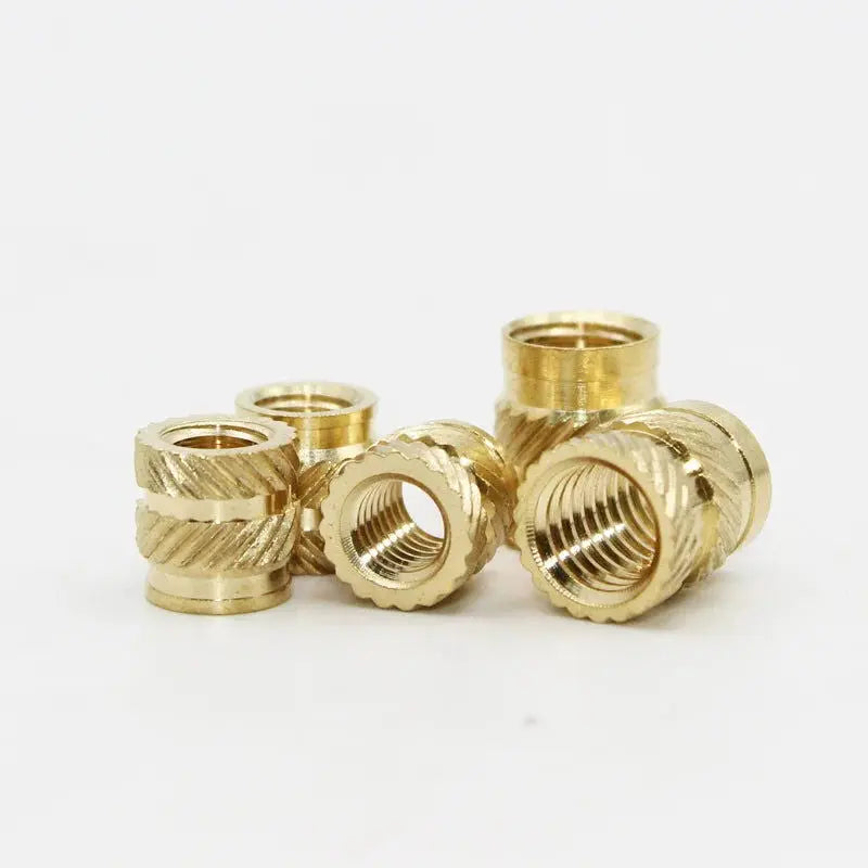 Brass Threaded Insert Nut Kit M2 M2.5 M3 M4 M5 M6 M8 Hot Melt Heat Knurled Embed Injection Copper Insertnut for 3D Print Plastic - i3dyou