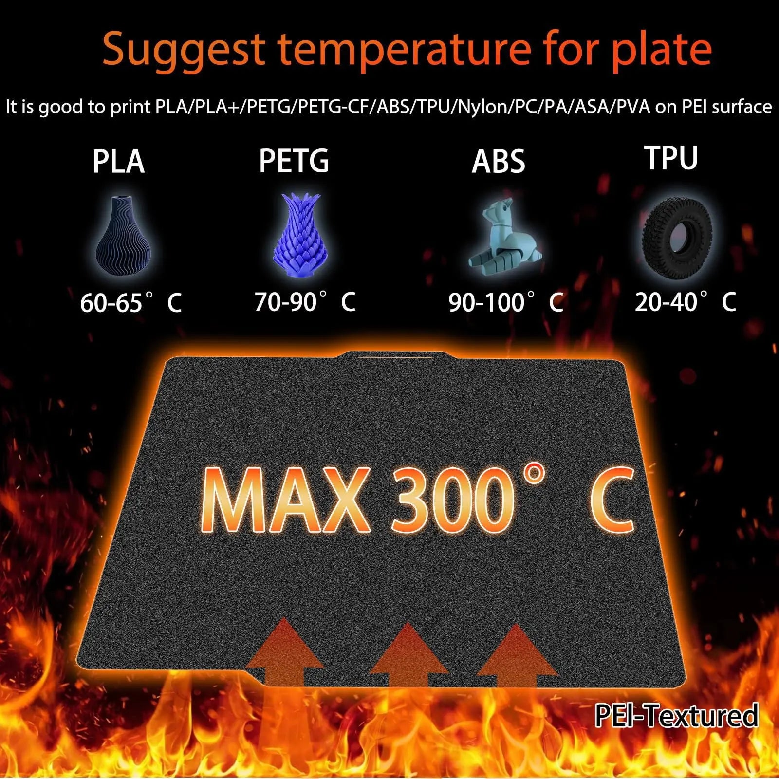 Build Plate for Bambu Lab New Upgraded H1H A1/X1C/X1/X1E/P1P/P1S 3D Printer, Smooth Kaleidoscope+Smooth Skynet Spring Steel Plate Flexible Plate 257x257mm for Bambu 3D Printers - i3dyou
