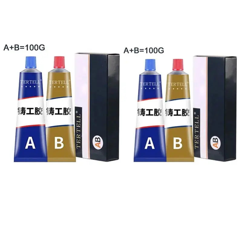 Cold Welding Glue Metal Repair Adhesive Heat Resistance AB Sealant High Strength Magic Plastic Repair Casting Adhesive Agent - i3dyou