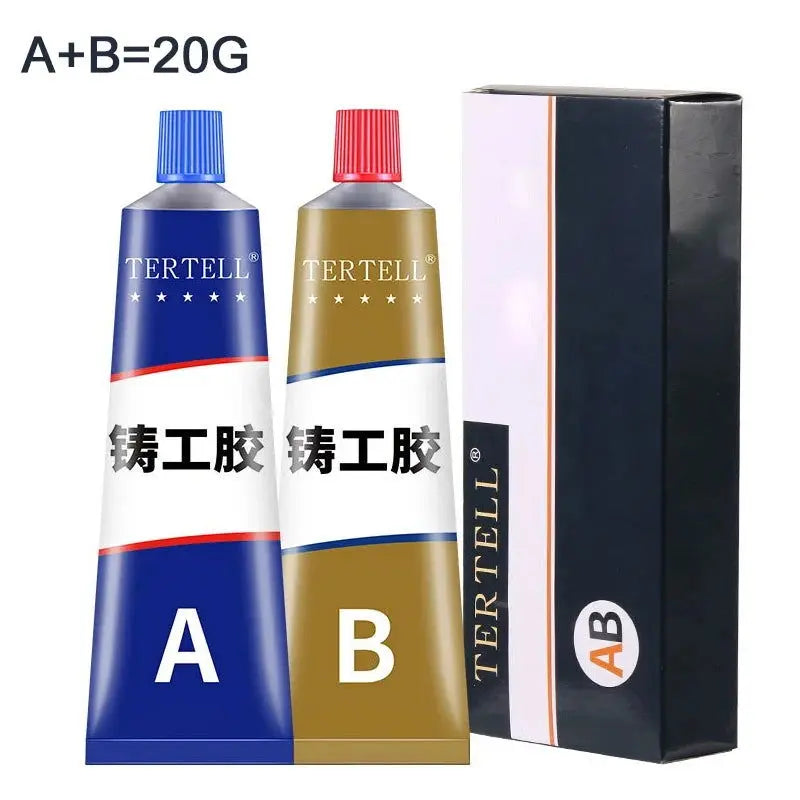 Cold Welding Glue Metal Repair Adhesive Heat Resistance AB Sealant High Strength Magic Plastic Repair Casting Adhesive Agent - i3dyou