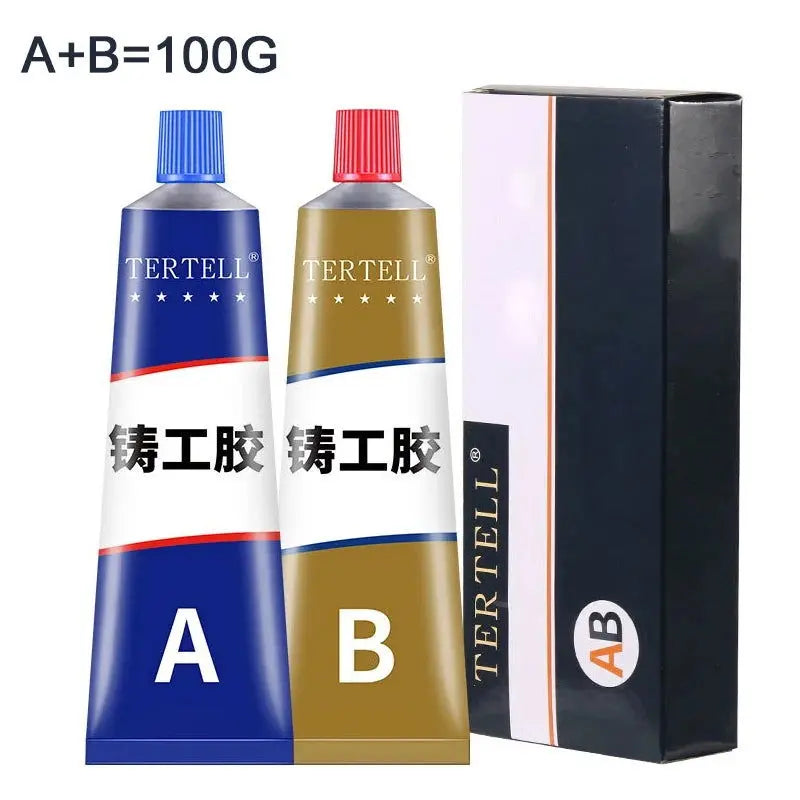 Cold Welding Glue Metal Repair Adhesive Heat Resistance AB Sealant High Strength Magic Plastic Repair Casting Adhesive Agent - i3dyou
