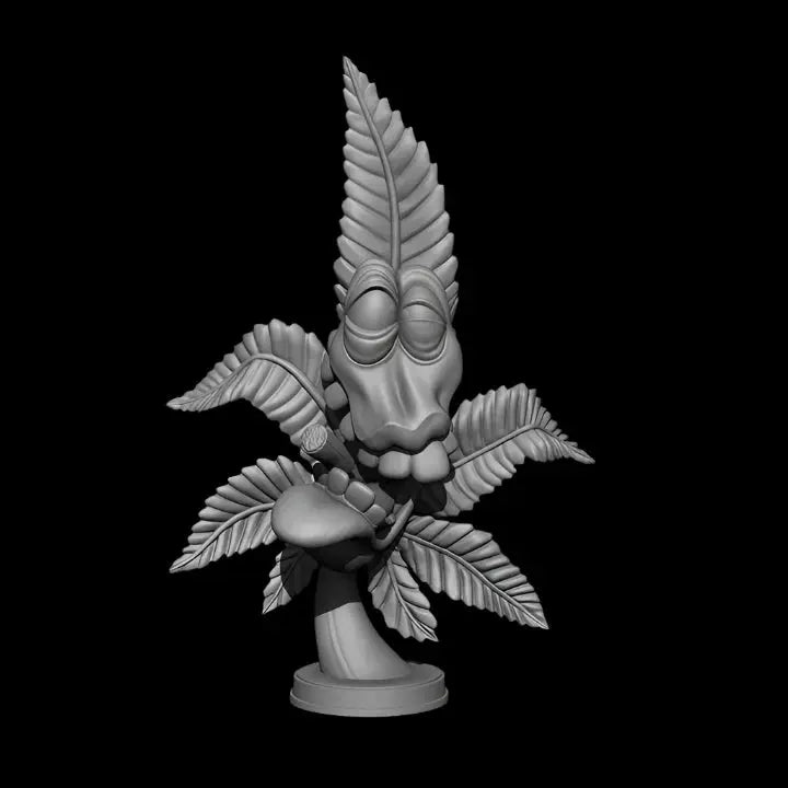Crazy Weed Model 3d Print File - i3dyou