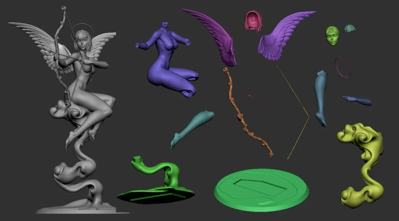 Cupid figurine 3d printable file - i3dyou