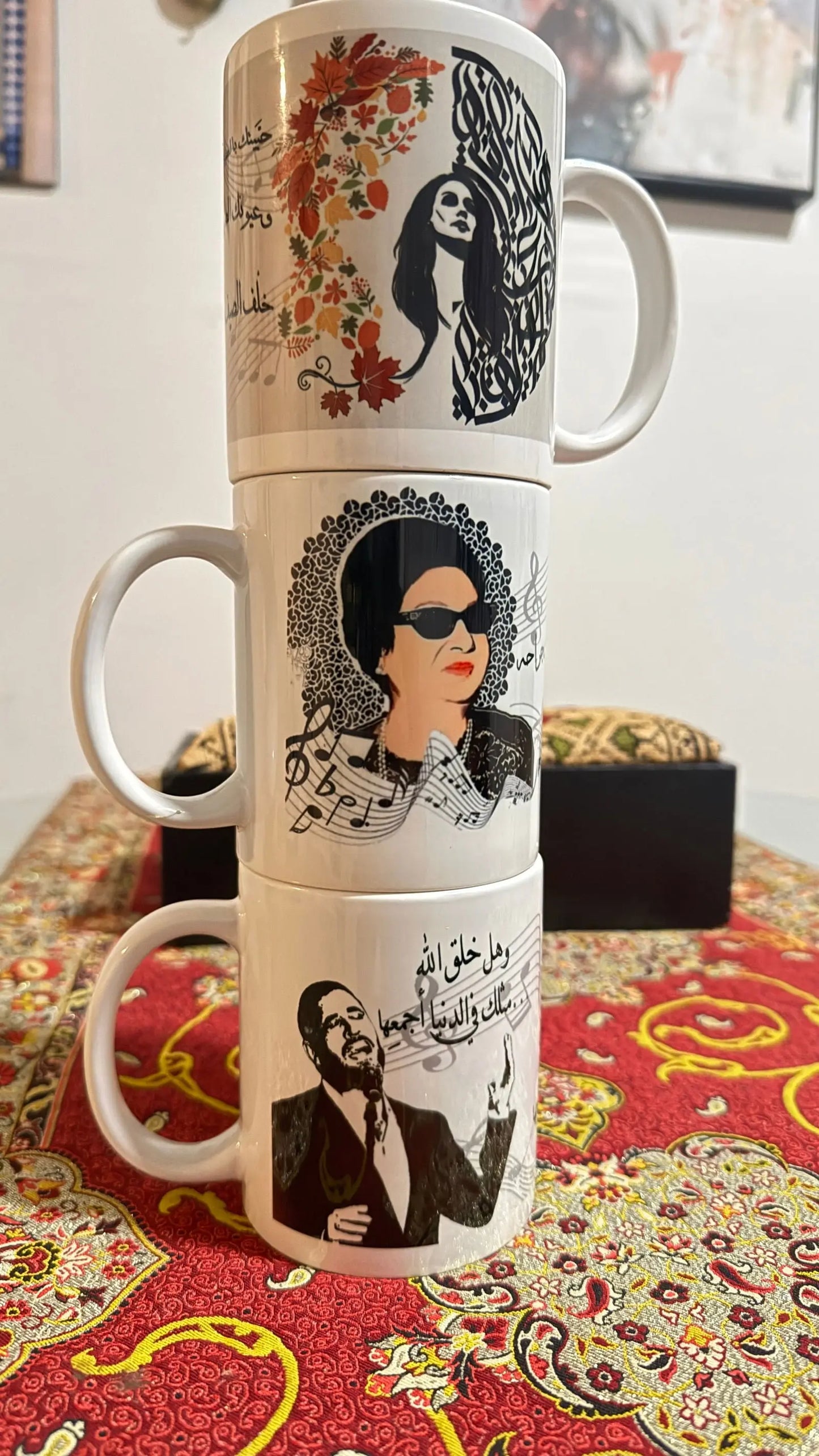 Custom made coffee mugs Arabic style Mugs gift for him-her 11 oz - i3dyou