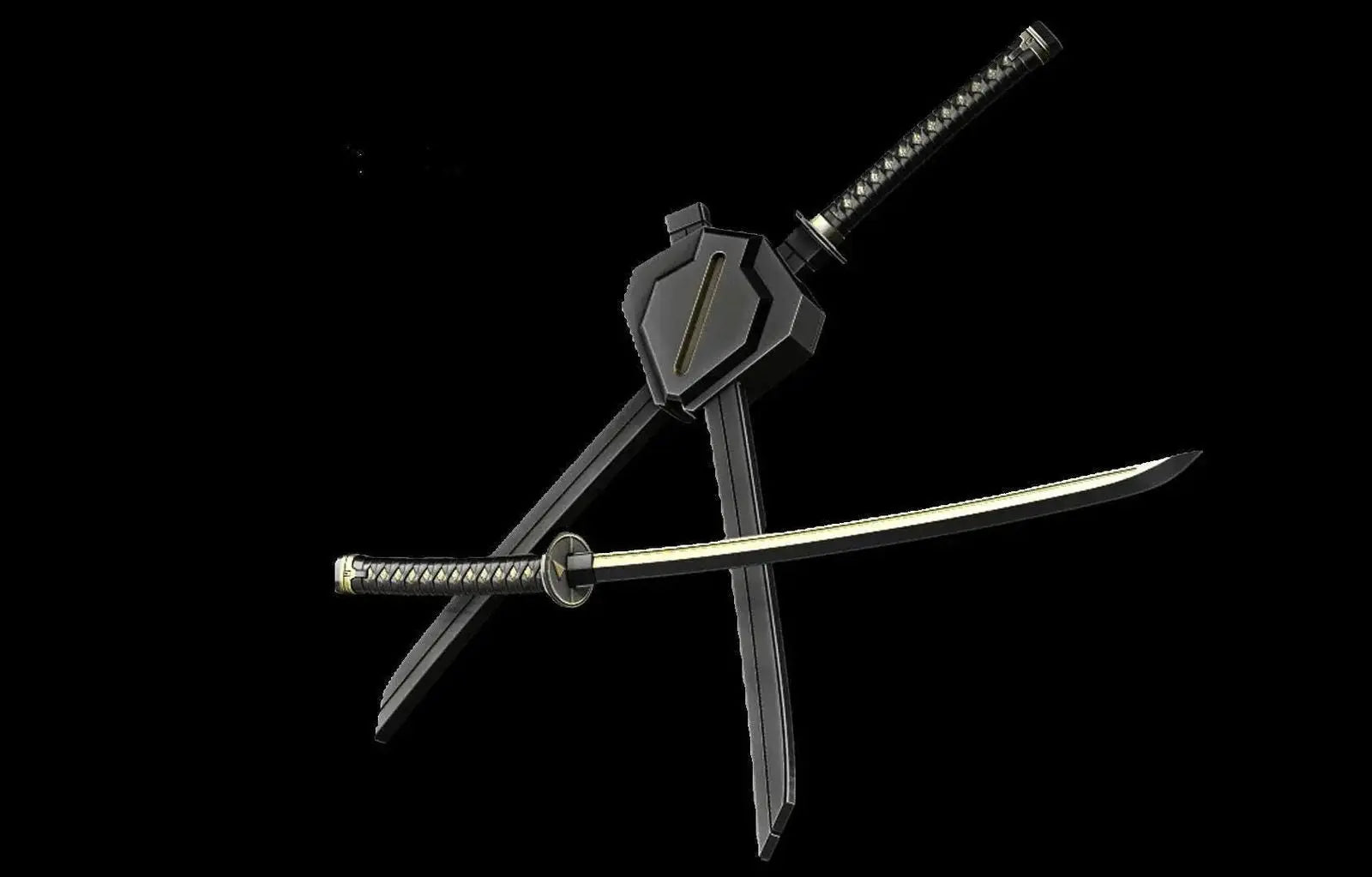 Deadpool Katana and Sheaths 3d printable file (Marvel Deadpool 3 and Wolverine) STL file ready to download - i3dyou