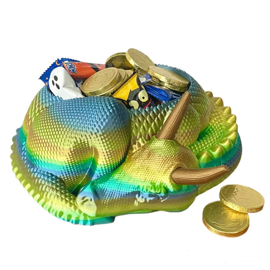 Dragon Bowl Dragon Planter Sleeping Dragon 3d printable file i3dyou