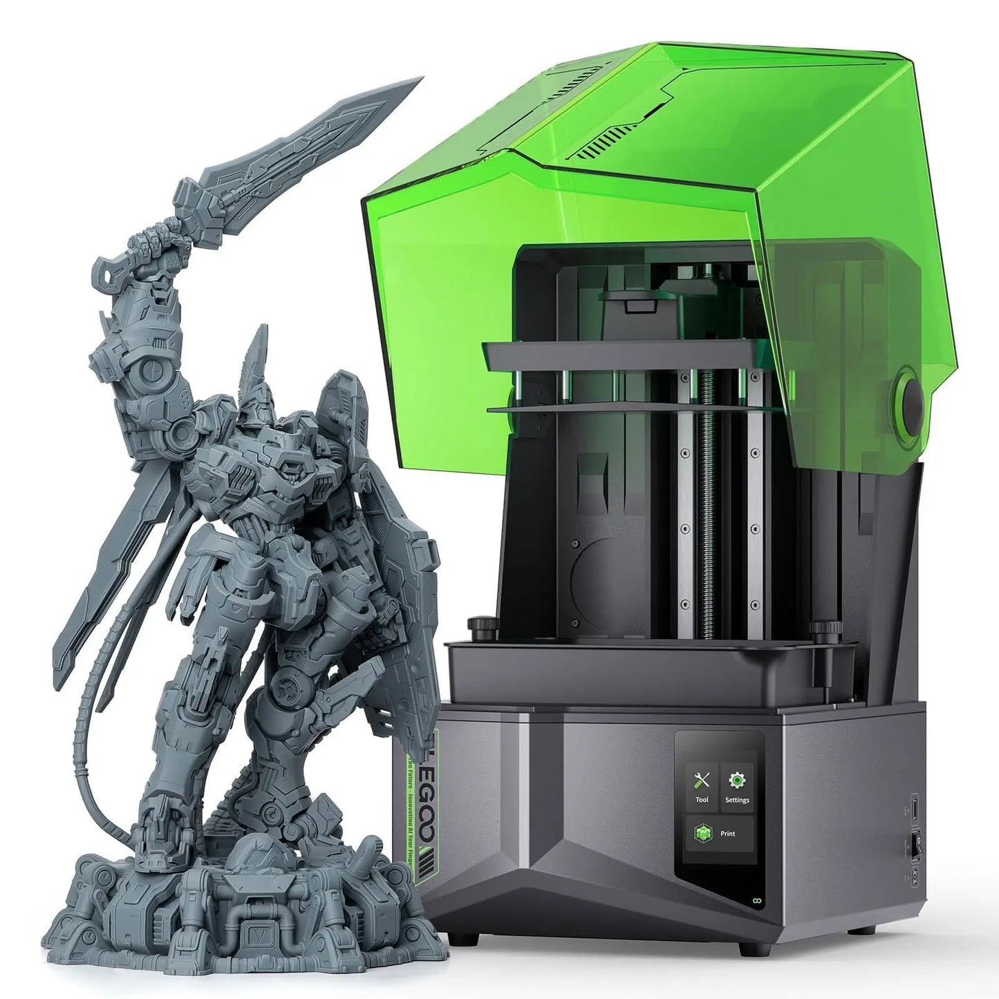 ELEGOO Saturn 4 Ultra 12K Resin 3D Printer, with Smart Automatic Leveling, 10-Inch 12K Monochrome LCD, 150mm/h Faster Printing Speed,8.62x4.84x8.66 Inch Printing Size - i3dyou