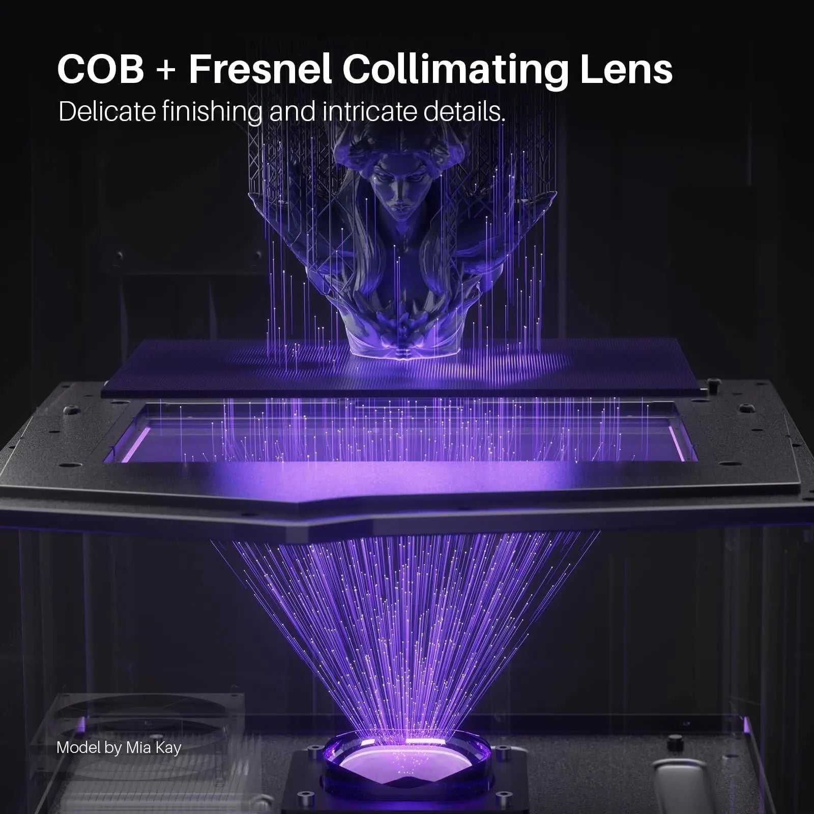 ELEGOO Saturn 4 Ultra 12K Resin 3D Printer, with Smart Automatic Leveling, 10-Inch 12K Monochrome LCD, 150mm/h Faster Printing Speed,8.62x4.84x8.66 Inch Printing Size - i3dyou