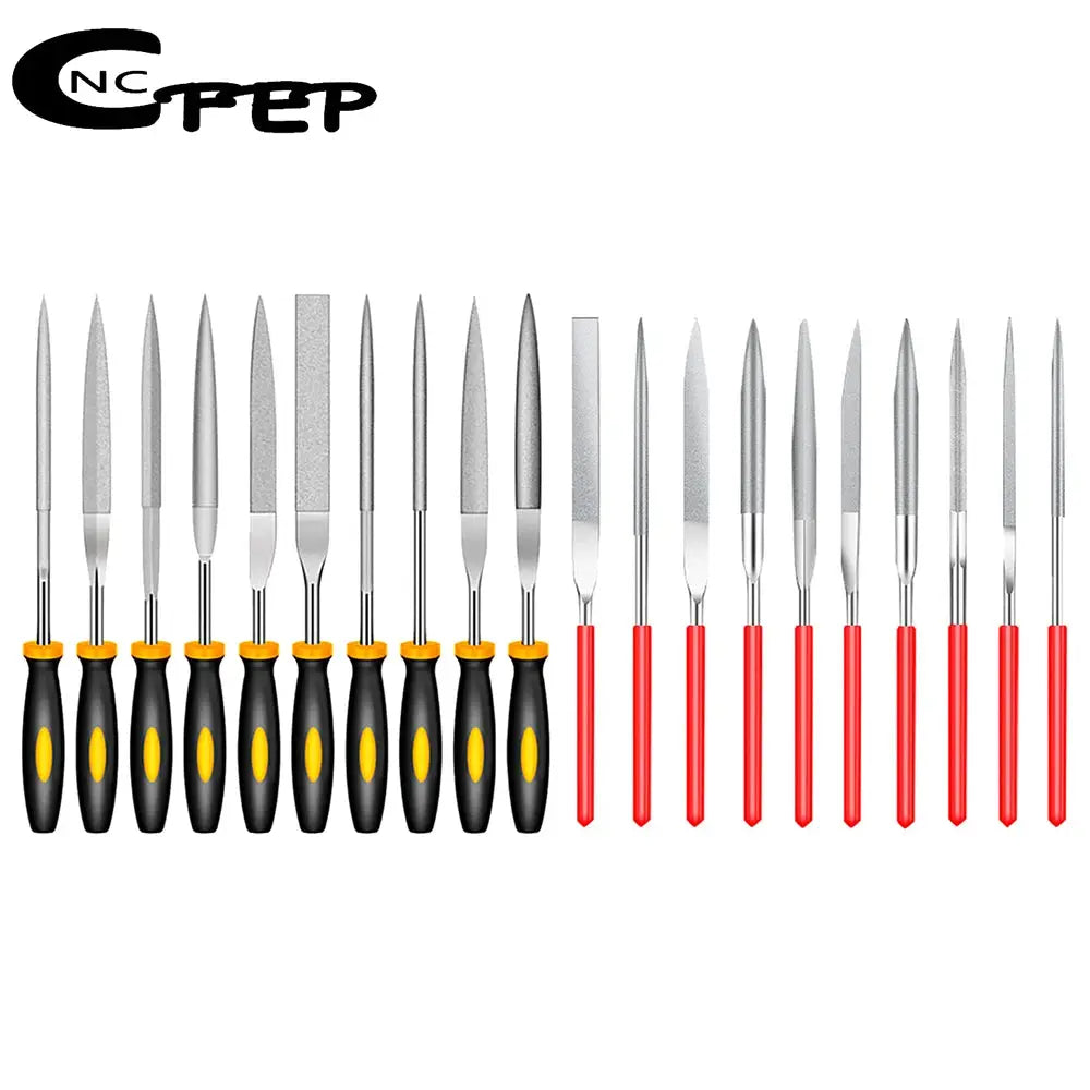 Engraving File set Needle Deburring Kit Sanding Tools DIY 3D Printer Parts Grinding Trimming Tool 3D Model File Cutter Scraper - i3dyou