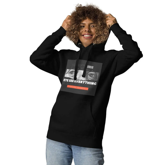 Eye see everything Graphic Hoodie - i3dyou