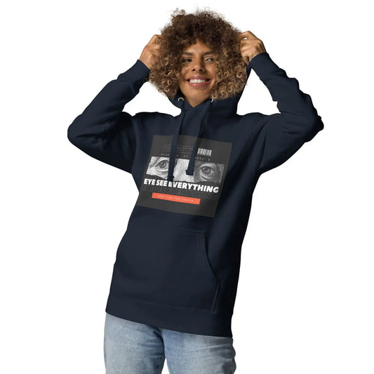 Eye see everything Graphic Hoodie - i3dyou
