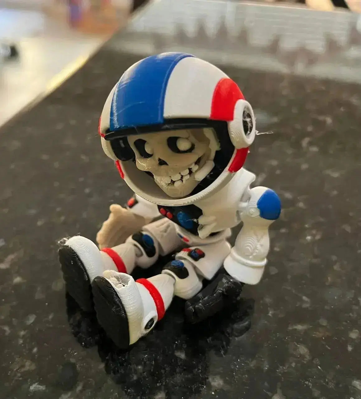 Flexi Astronaut Print-In-Place Astronaut Flexi Skeleton Astronaut 3 print file - i3dyou