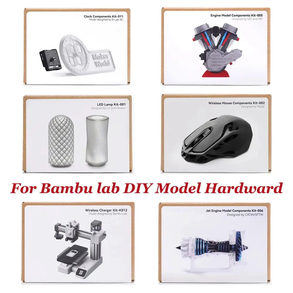 For Bambu Lab Led 3D Printing DIY Lamp Kit 001 A1 Mini Wireless Mouse Wireless Boat Gifts Diy Model Without 3d Printing Parts - i3dyou