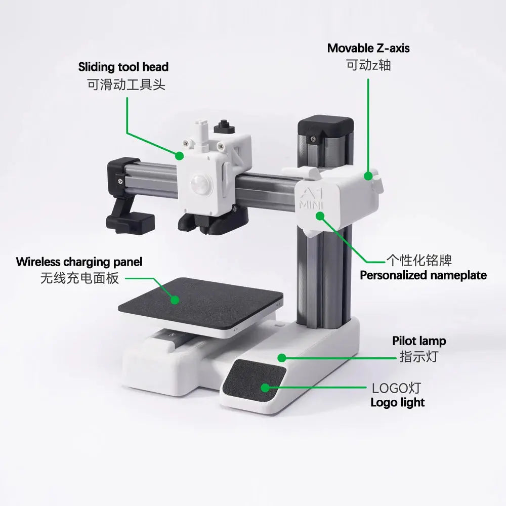For Bambu Lab Led 3D Printing DIY Lamp Kit 001 A1 Mini Wireless Mouse Wireless Boat Gifts Diy Model Without 3d Printing Parts - i3dyou