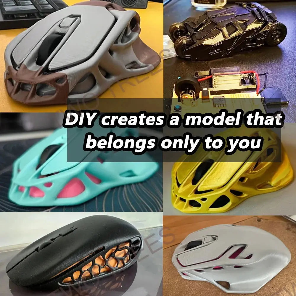 For Bambu Lab Led 3D Printing DIY Lamp Kit 001 A1 Mini Wireless Mouse Wireless Boat Gifts Diy Model Without 3d Printing Parts - i3dyou
