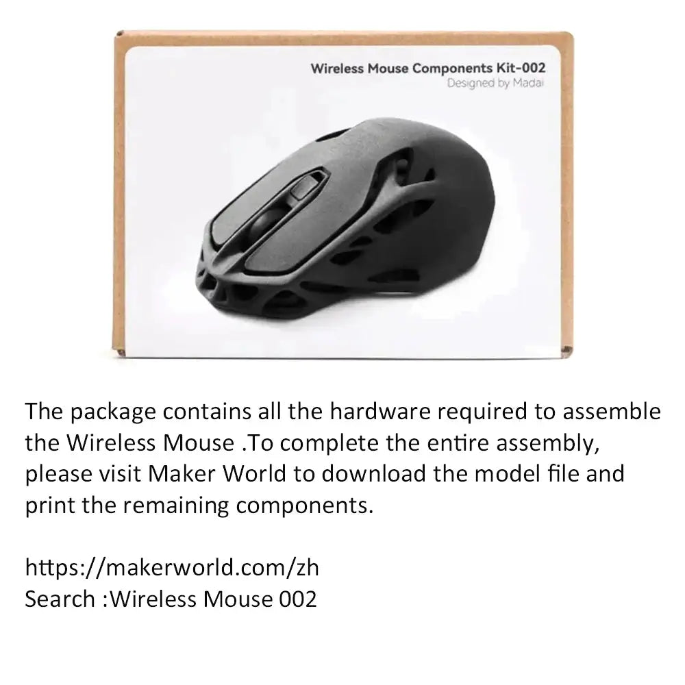 For Bambu Lab Led 3D Printing DIY Lamp Kit 001 A1 Mini Wireless Mouse Wireless Boat Gifts Diy Model Without 3d Printing Parts - i3dyou