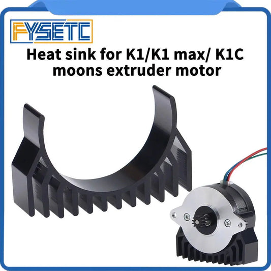 For Creality K1 K1max K1C 36 Motor Heat sink All Metal Fasting Heat dissipation 3D Printer Parts for K1/K1C/K1 MAX Extuder - i3dyou