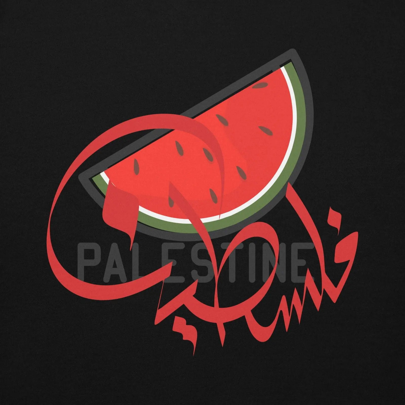 Free Palestine Watermelon Support Unisex Hoodie - i3dyou