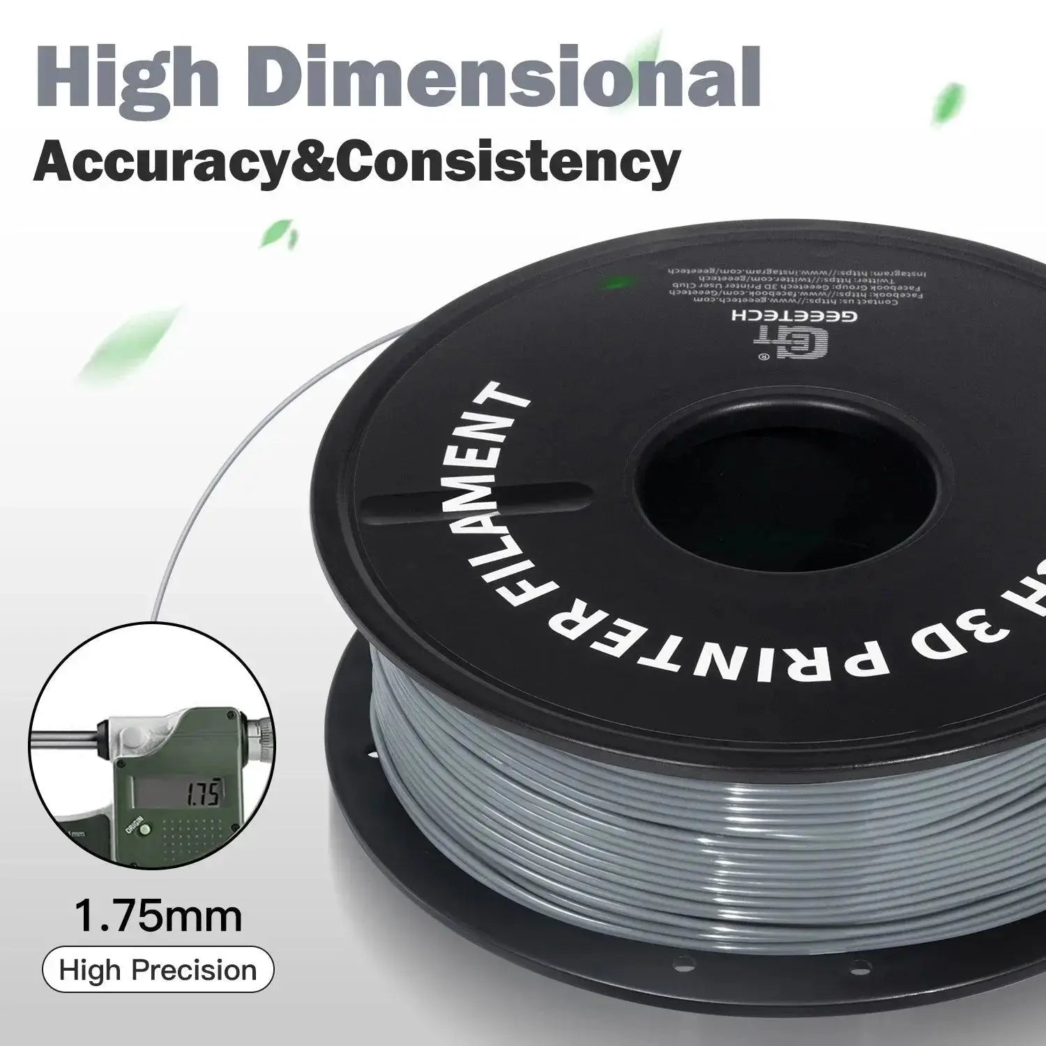 GEEETECH 1KG 1.75mm TPU Filament Flexible material  for 3D Printers overseas warehouse fast shipping - i3dyou