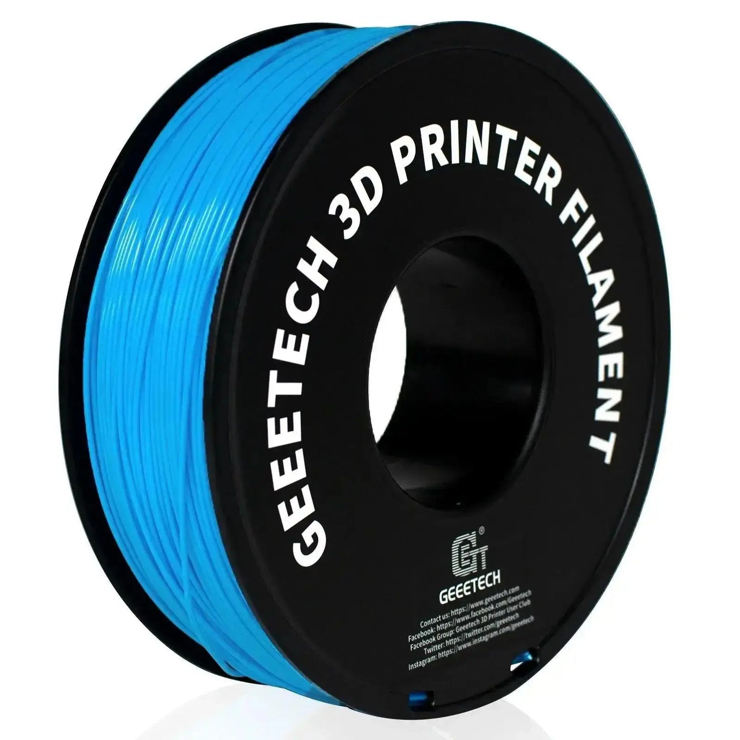 Geeetech  ABS 3D Filament 1.75mm 1KG plastic, 3D Printer Material, Tangle-Free, Non-Toxic, Vacuum Packaging White Blac Redk BLue - i3dyou