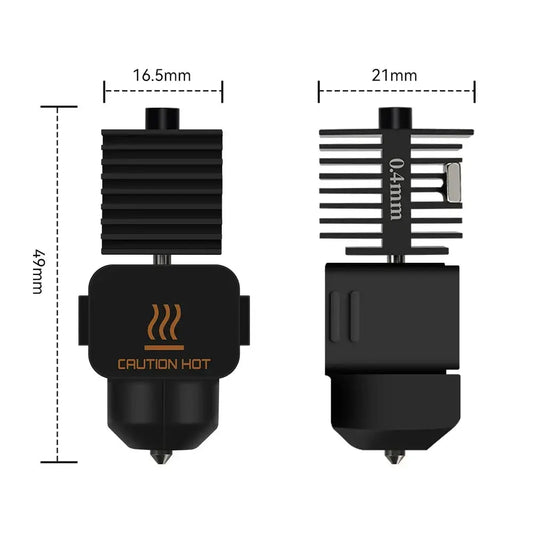 Hot end For Bambu Lab A1 mini–Assembly Hot end Kit 0.2 0.4 0.6 0.8MM Replaceable Nozzle For 3D printer Bamboo Lab A1/A1 mini - i3dyou