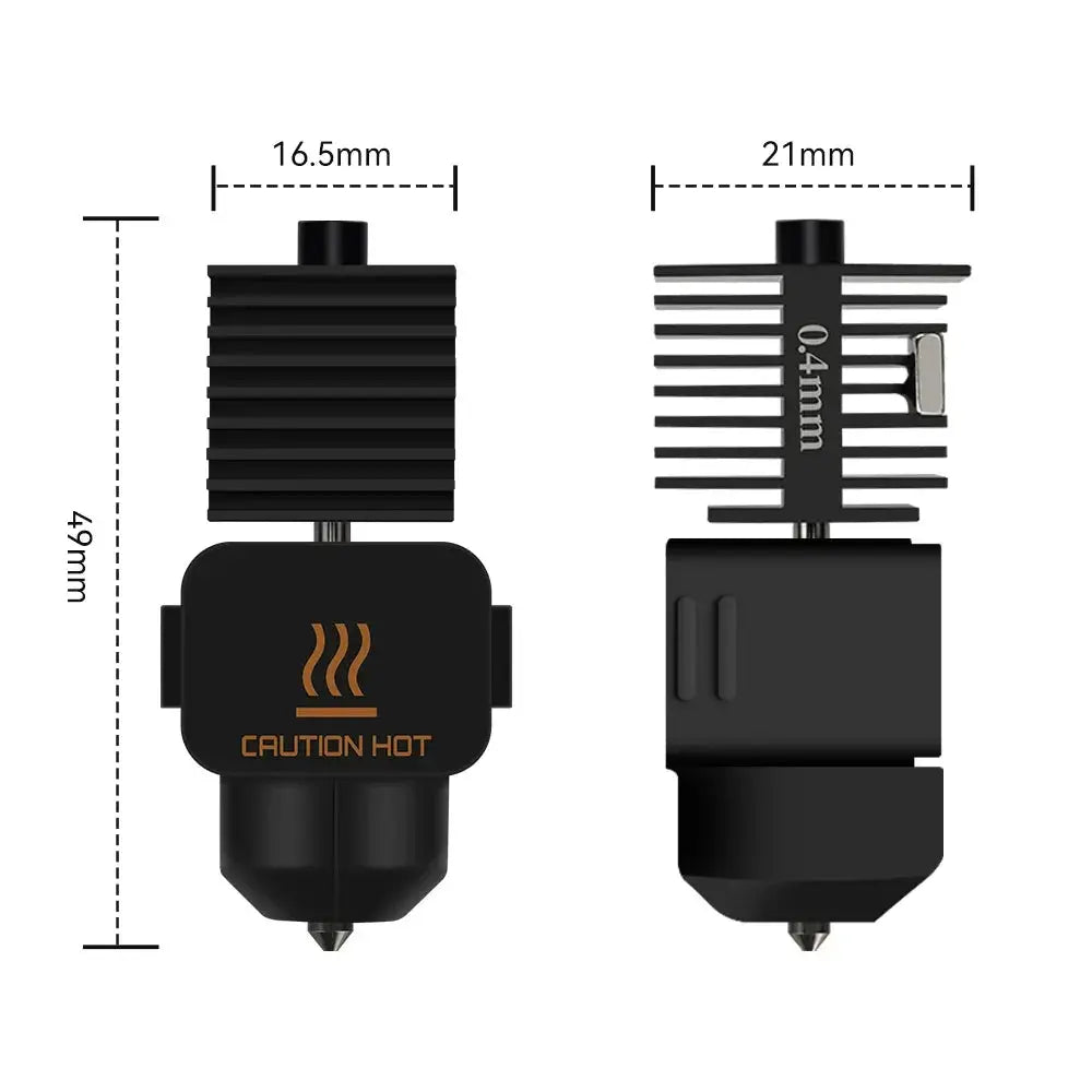 Hot end For Bambu Lab A1 mini–Assembly Hot end Kit 0.2 0.4 0.6 0.8MM Replaceable Nozzle For 3D printer Bamboo Lab A1/A1 mini - i3dyou
