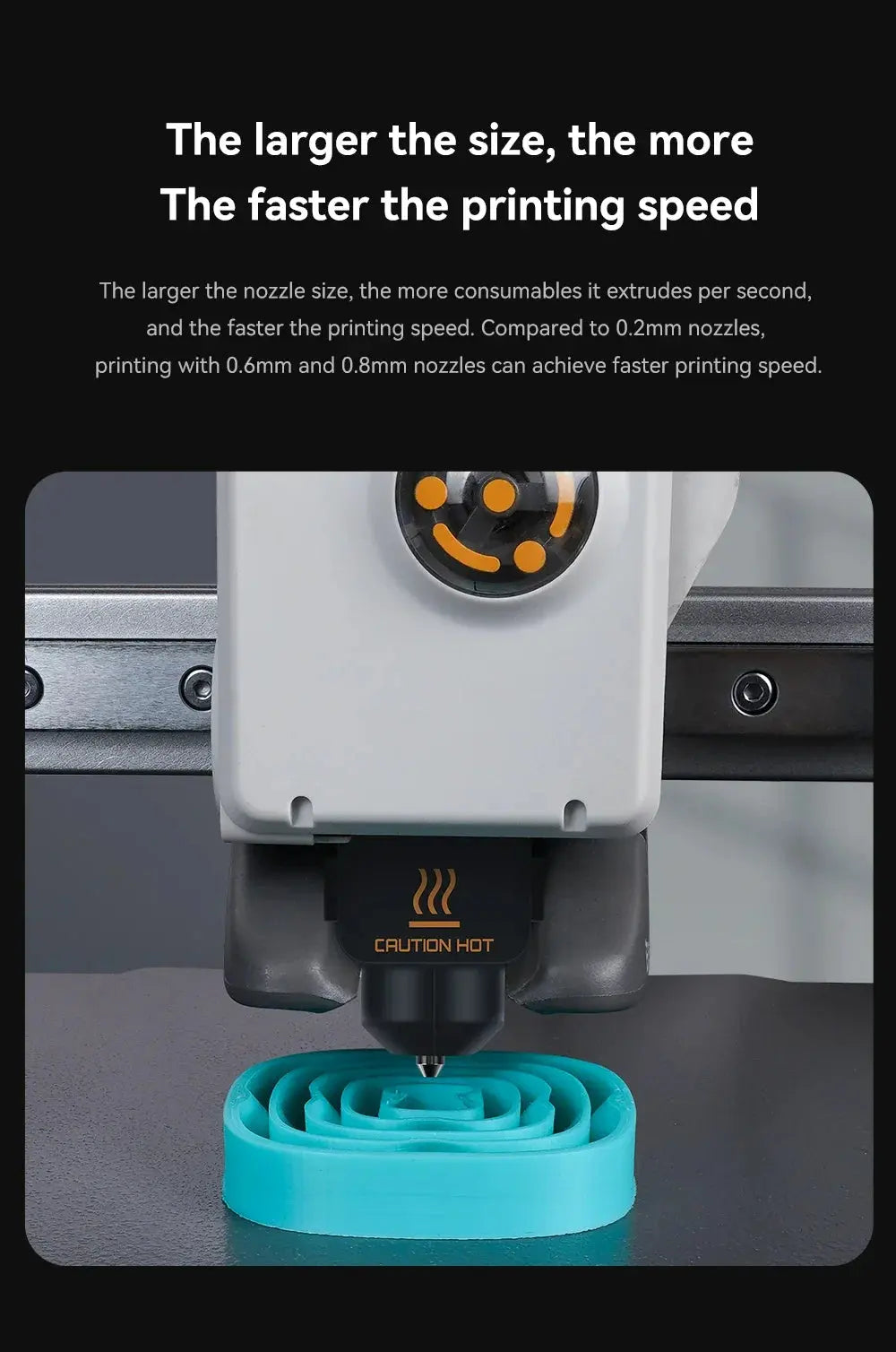 Hot end For Bambu Lab A1 mini–Assembly Hot end Kit 0.2 0.4 0.6 0.8MM Replaceable Nozzle For 3D printer Bamboo Lab A1/A1 mini - i3dyou