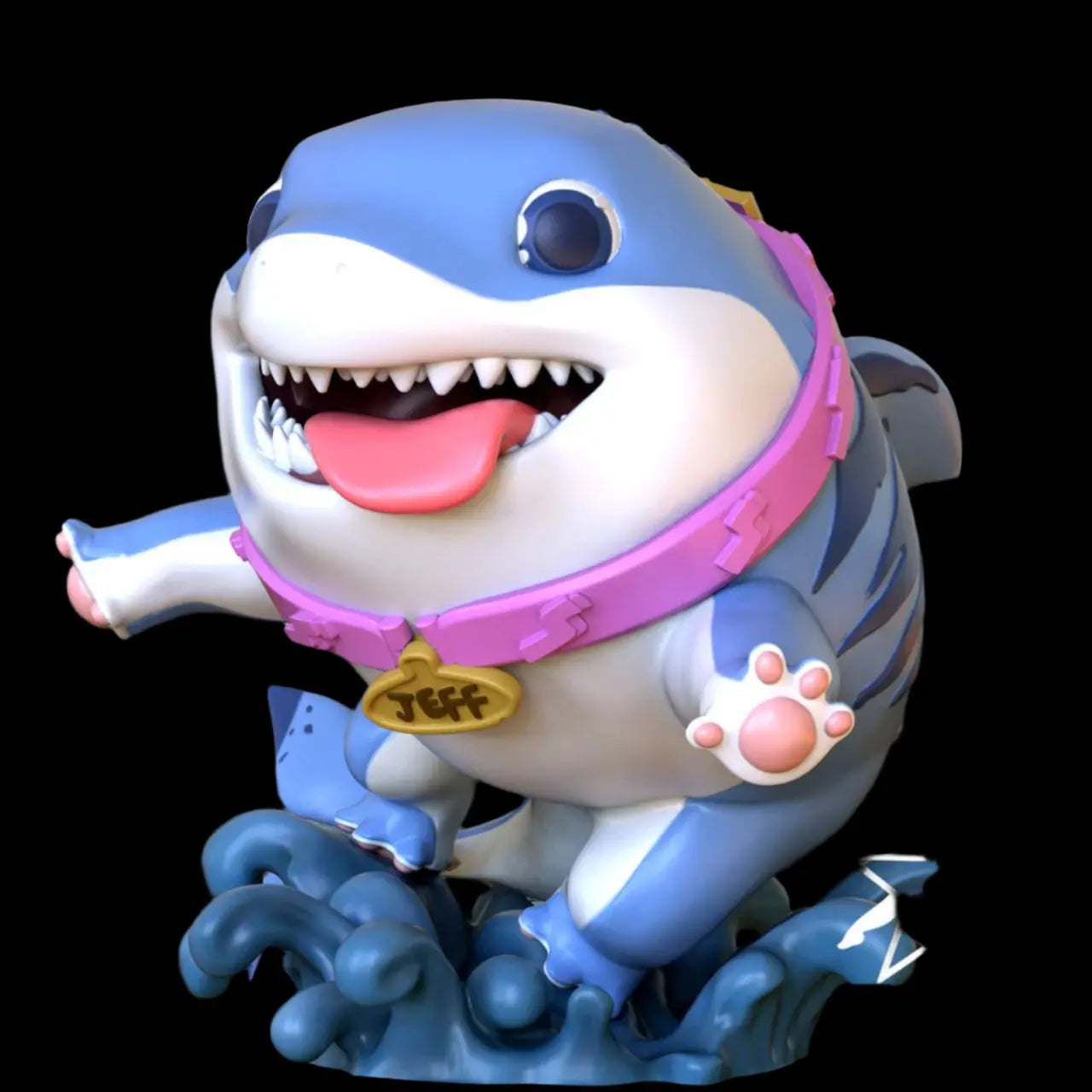 Jeff the Land Shark 3d print file i3dyou