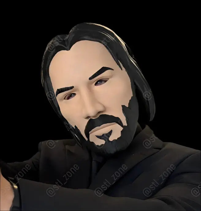 John Wick Mask 3d printable Stl file - i3dyou