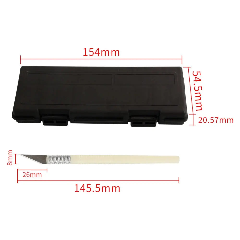 KINGROON Deburring Tool Kit Engraving Knife Carving Tool DIY 3D Printer Part 3D Model File Cutter Scraper Material Removal Tool - i3dyou