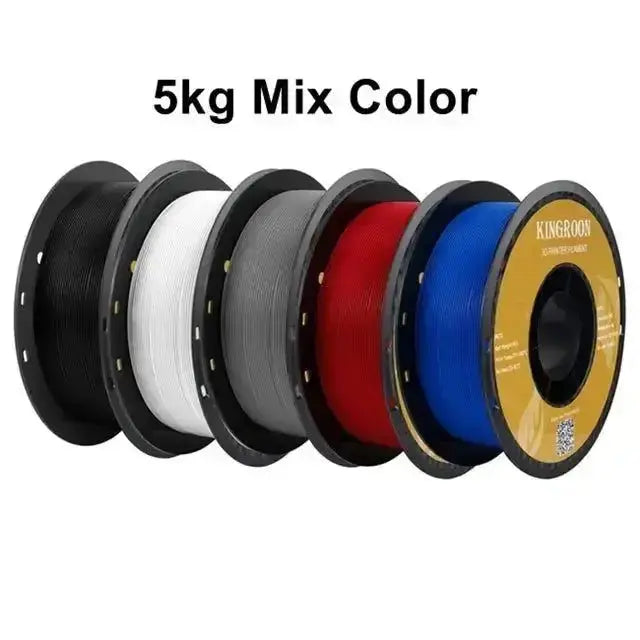 KINGROON PETG 3D Printer Filament 1.75mm 5KG 10KG Mix Color 3D Printing Material 1kg/roll  petg Plastic For FDM 3dprinter - i3dyou
