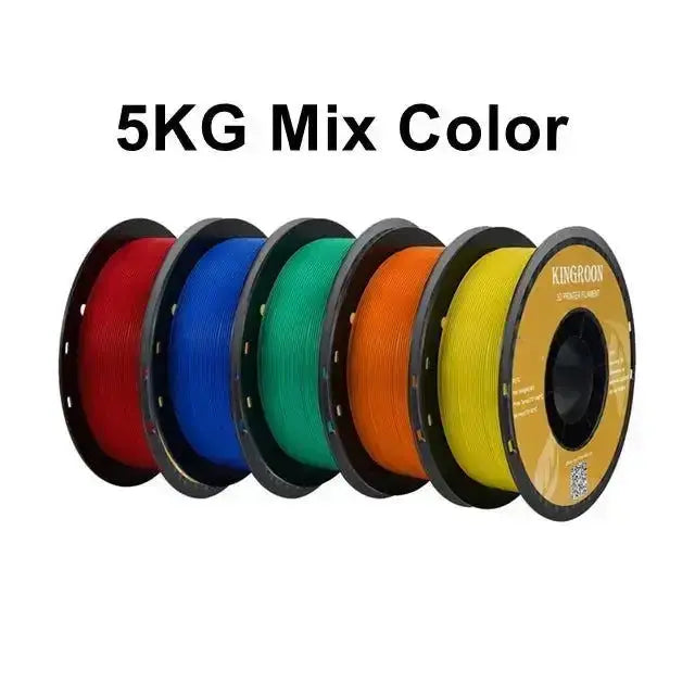 KINGROON PETG 3D Printer Filament 1.75mm 5KG 10KG Mix Color 3D Printing Material 1kg/roll  petg Plastic For FDM 3dprinter - i3dyou