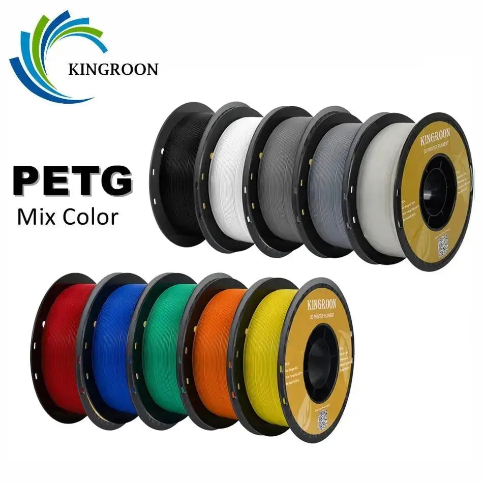 KINGROON PETG 3D Printer Filament 1.75mm 5KG 10KG Mix Color 3D Printing Material 1kg/roll  petg Plastic For FDM 3dprinter - i3dyou