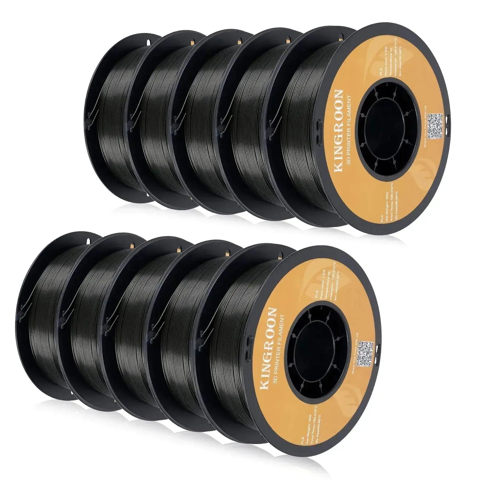KINGROON PETG 3D Printer Filament 1.75mm 5KG 10KG Mix Color 3D Printing Material 1kg/roll  petg Plastic For FDM 3dprinter - i3dyou