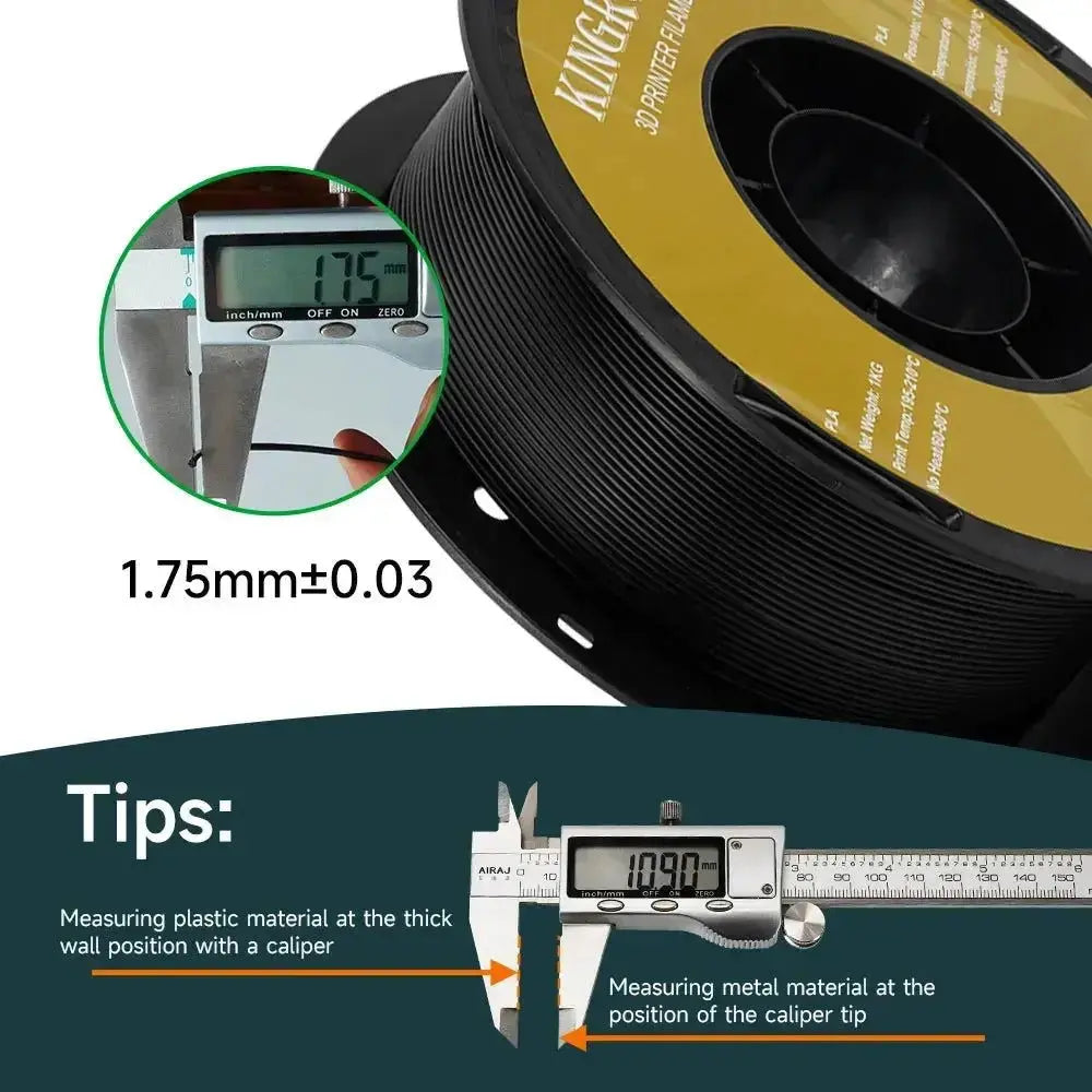 KINGROON PETG 3D Printer Filament 1.75mm 5KG 10KG Mix Color 3D Printing Material 1kg/roll  petg Plastic For FDM 3dprinter - i3dyou