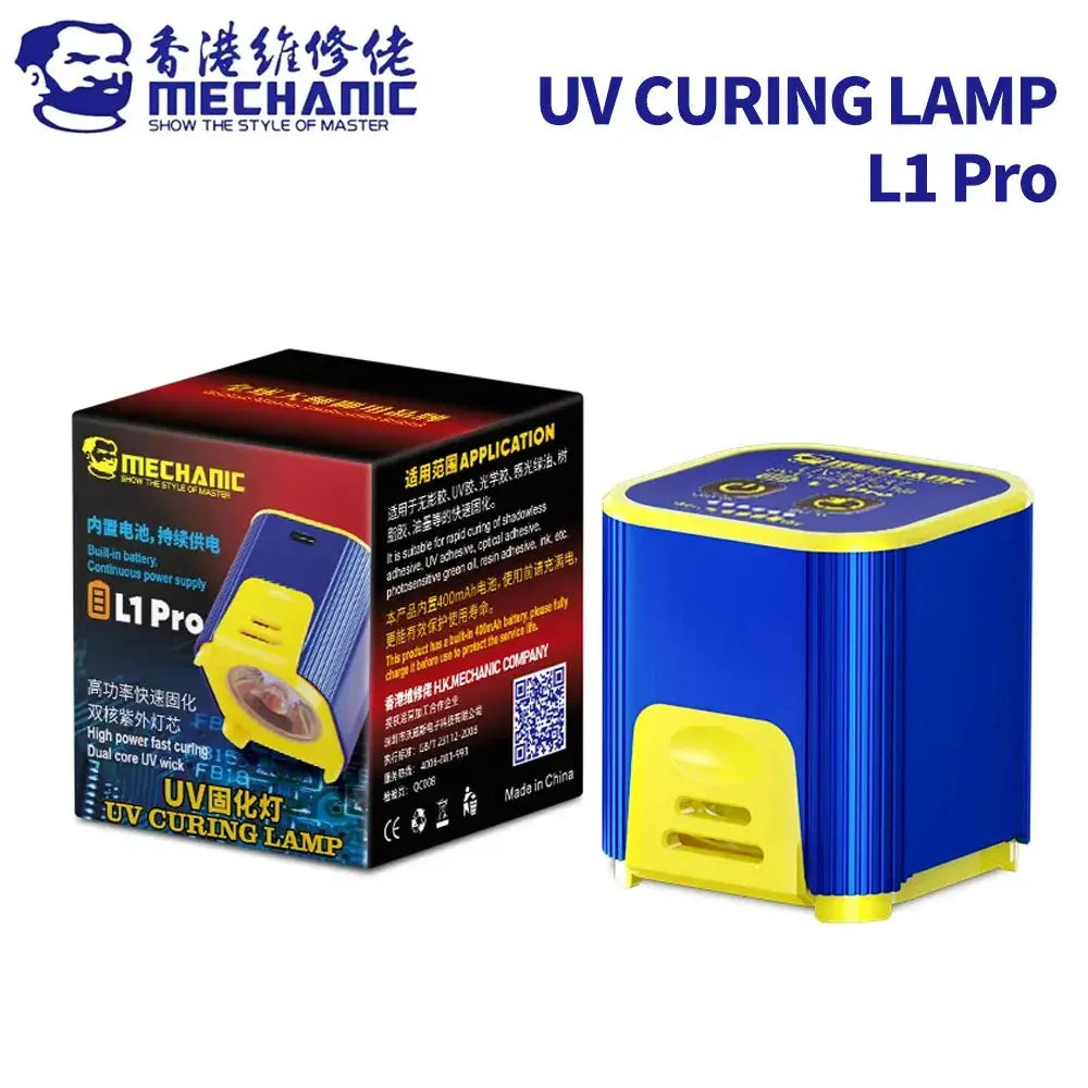 MECHANIC L1 Pro Maintenance UV Curing Lamp Is Suitable for Shadowless UV Optical Glue Resin Green Oil Rapid Curing UV Lamp Tool - i3dyou