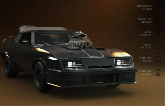 Mad Max Ford Falcon 3d model printable file i3dyou