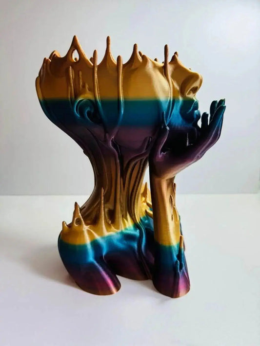 Melted Girl Head Planter 3d print files Drip Woman Face Succulent Planter STL file Flower Pot Unique Gift Home Room Decor Gift Housewarming Gift STL FILE - i3dyou